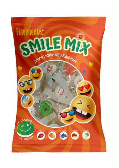 Карамель леденцовая Flavimento Smile микс 200 г
