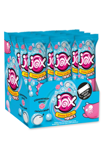 Жевательное драже JOX MINIES Баблгам 15 г - 24 шт