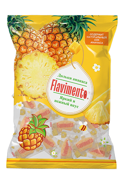 Жевательный мармелад FLAVIMENTO ананас долька 2,5 кг