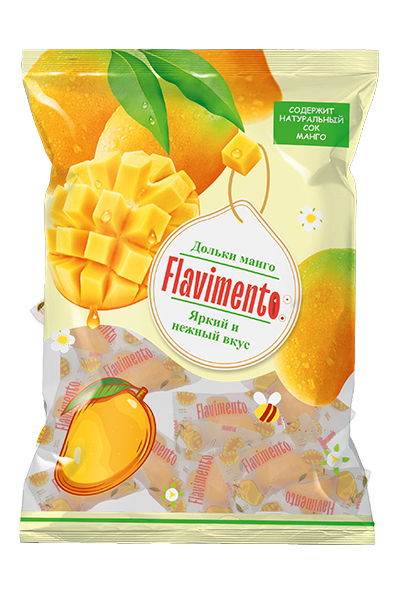 Жевательный мармелад FLAVIMENTO Манго долька 4 кг