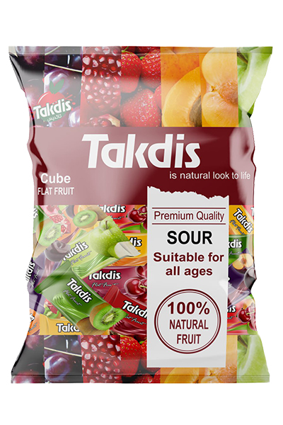Конфеты из фруктовой пастилы Takdis ассорти 1кг