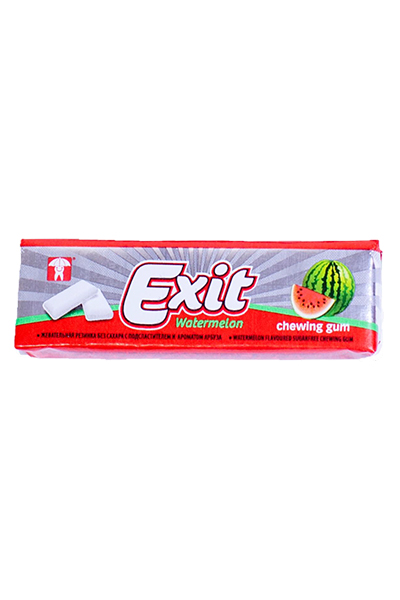 Жевательная резинка Exit без сахара 13,5 гр. Арбуз