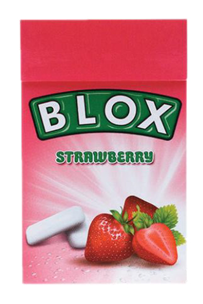 Жевательная резинка Blox 13.5 гр. Клубника