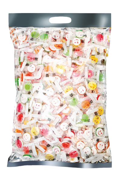 Карамель леденцовая SOUR Smiley Candy 1кг Ассорти пакет